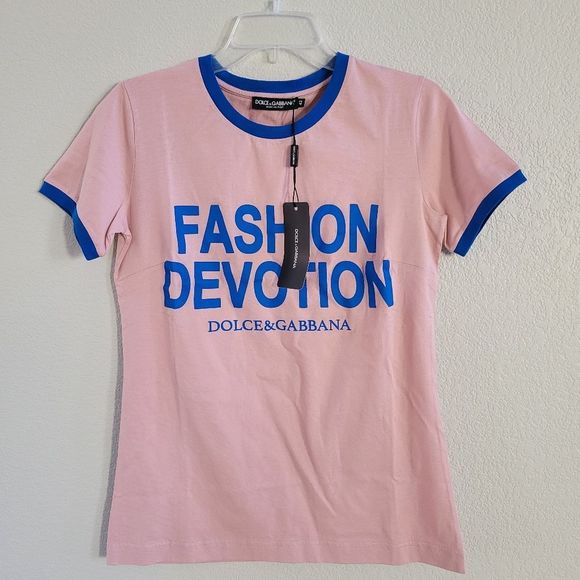 NEW Dolce & Gabbana Ringer T-shirt - Picture 2 of 8